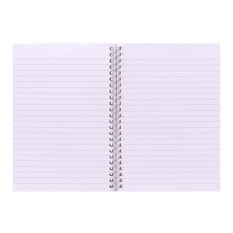 PUKKA PAD Spirálfüzet, A5, vonalas, 80 lap, PUKKA PAD "Unipad Essentials Jotta", vegyes