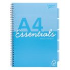 PUKKA PAD Spirálfüzet, A4, vonalas, 100 lap, PUKKA PAD "Unipad Essentials Project Book", vegyes