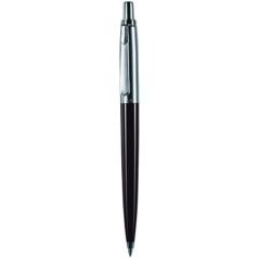   PAX Golyóstoll, 0,8 mm, nyomógombos, fekete tolltest, PAX, kék