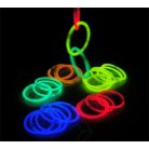Karkötő, sötétben világító, műanyag, 15 db, vegyes színek