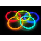 Karkötő, sötétben világító, műanyag, 100 db, vegyes színek