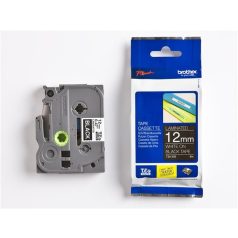   BROTHER Feliratozógép szalag, 12 mm x 8 m, BROTHER, "TZe-335" fekete-fehér