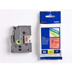   BROTHER Feliratozógép szalag, 9 mm x 8 m, BROTHER, "TZe-421" piros-fekete