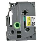 BROTHER Feliratozógép szalag, erős tapadású, 18 mm x 8 m, BROTHER, "Professzionális TZe-S641" sárga-fekete