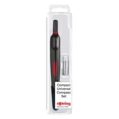  ROTRING Körző, fém, heggyel, univerzális, ROTRING "Compact"