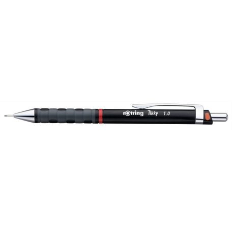 ROTRING Nyomósirón, 1 mm, ROTRING "Tikky T", fekete
