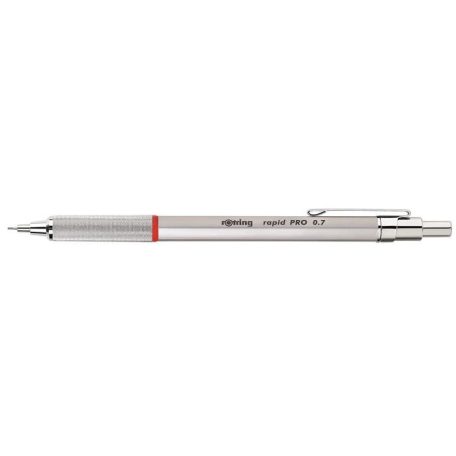 ROTRING Nyomósirón, 0,7 mm, ROTRING "Rapid Pro", ezüst