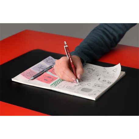 ROTRING Nyomósirón, 0,5 mm, ROTRING "Tikky Retro", piros