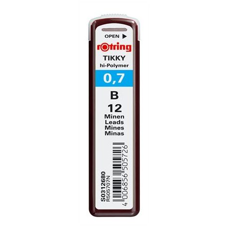 ROTRING Grafitbél, B, 0,7 mm, ROTRING