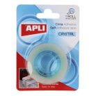 APLI Ragasztószalag, 19 mm x 33 m, magasfényű, APLI "Crystal"