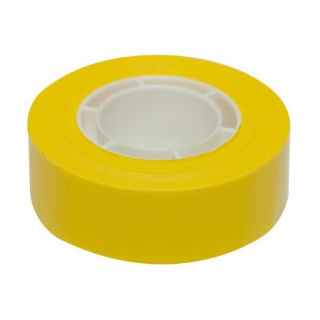 APLI Ragasztószalag, 19 mm x 33 m, APLI, sárga