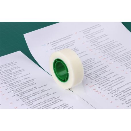 APLI Ragasztószalag, írható, 19 mm x 33 m, APLI "Invisible", átlátszó