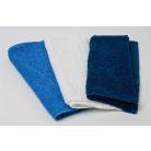 Pamut törölköző, 30x50 cm, sötétkék