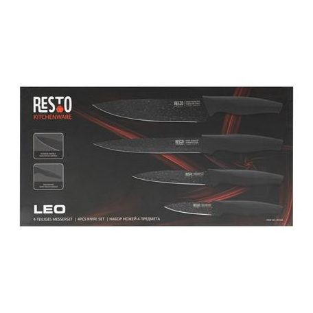 RESTO Késkészlet, 4 db, RESTO "Leo 95504"