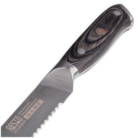 RESTO Kenyérvágó kés, 20 cm, RESTO "Ogma 95342"