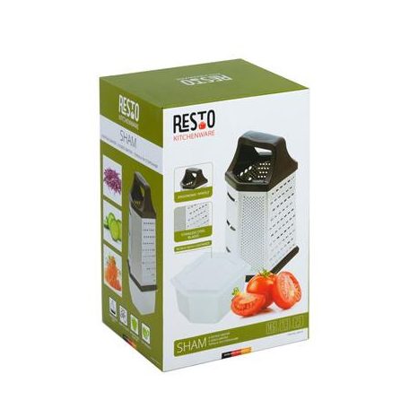 RESTO Konyhai reszelő, 6 oldalú, tárolóval, RESTO "Sham 95413"