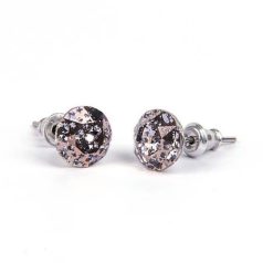   ART CRYSTELLA Fülbevaló, antikolt arany SWAROVSKI® kristállyal, 8mm, ART CRYSTELLA®