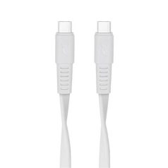   RIVACASE USB kábel, USB-C - USB-C, 1,2 m, RIVACASE "PS6005", fehér