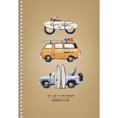   SHKOLYARYK Spirálfüzet, A5, sima, 96 lap, SHKOLYARYK "Student", vegyes