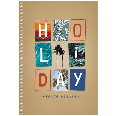 SHKOLYARYK Spirálfüzet, A5, sima, 96 lap, SHKOLYARYK "Student", vegyes