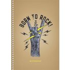 SHKOLYARYK Spirálfüzet, A5, sima, 96 lap, SHKOLYARYK "Student", vegyes