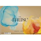 SHKOLYARYK Vázlatfüzet, spirál, A4, akvarell, 220 g, 20 lap, SHKOLYARYK "Aquarelle Muse"