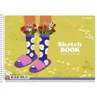 SHKOLYARYK Vázlatfüzet, spirál, A4, 120 g, 20 lap, SHKOLYARYK "Draw your dream", vegyes