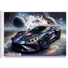 SHKOLYARYK Vázlatfüzet, spirál, A4, 120 g, 30 lap, SHKOLYARYK "Stand your Ground", vegyes