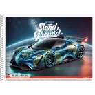 SHKOLYARYK Vázlatfüzet, spirál, A4, 120 g, 30 lap, SHKOLYARYK "Stand your Ground", vegyes