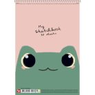 SHKOLYARYK Vázlatfüzet, spirál, A4, 120 g, 30 lap, SHKOLYARYK "My Scetchbook", vegyes