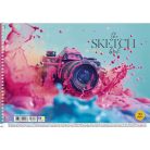 SHKOLYARYK Vázlatfüzet, spirál, A4, 100 g, 30 lap, SHKOLYARYK "the Sketch book"
