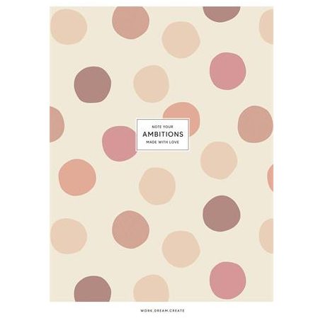 SHKOLYARYK Füzet, tűzött, A4, vonalas, 40 lap, SHKOLYARYK "Ambitions", vegyes