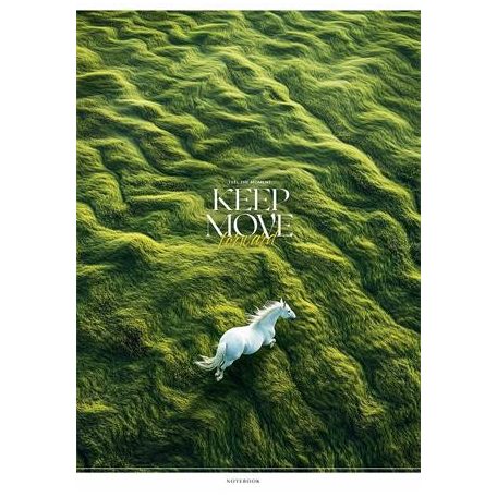 SHKOLYARYK Füzet, tűzött, A4, vonalas, 40 lap, SHKOLYARYK "Keep Move", vegyes
