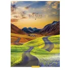 SHKOLYARYK Füzet, tűzött, A4, vonalas, 40 lap, SHKOLYARYK "The Elegant Roads", vegyes