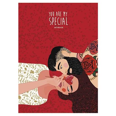 SHKOLYARYK Füzet, tűzött, A5, vonalas és sima, 2x40 lap, SHKOLYARYK "Twin Book Special"