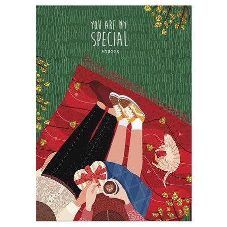 SHKOLYARYK Füzet, tűzött, A5, vonalas és sima, 2x40 lap, SHKOLYARYK "Twin Book Special"