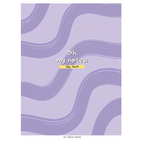 SHKOLYARYK Füzet, tűzött, A5, kockás, 48 lap, SHKOLYARYK "Oh my notes", vegyes