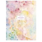 SHKOLYARYK Füzet, tűzött, A5, kockás, 48 lap, SHKOLYARYK "Natural", vegyes