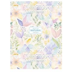   SHKOLYARYK Füzet, tűzött, A5, vonalas, 48 lap, SHKOLYARYK "Natural", vegyes