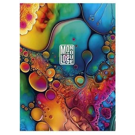 SHKOLYARYK Füzet, tűzött, A5, vonalas, 48 lap, SHKOLYARYK "Monologue", vegyes