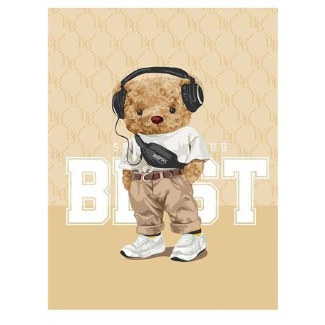 SHKOLYARYK Füzet, tűzött, A5, vonalas, 48 lap, SHKOLYARYK "Cute", vegyes