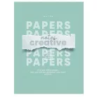 SHKOLYARYK Füzet, tűzött, A5, vonalas, 48 lap, SHKOLYARYK "Notes Creative", vegyes