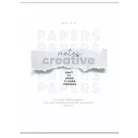 SHKOLYARYK Füzet, tűzött, A5, vonalas, 48 lap, SHKOLYARYK "Notes Creative", vegyes