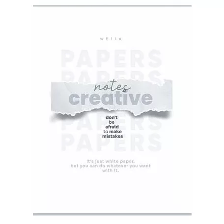 SHKOLYARYK Füzet, tűzött, A5, vonalas, 48 lap, SHKOLYARYK "Notes Creative", vegyes