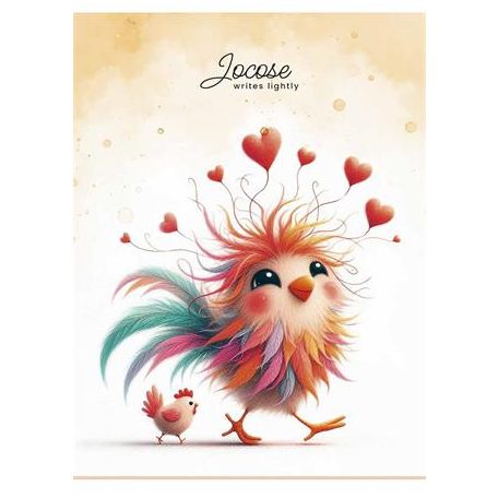 SHKOLYARYK Füzet, tűzött, A5, vonalas, 48 lap, SHKOLYARYK "Writes lightly", vegyes