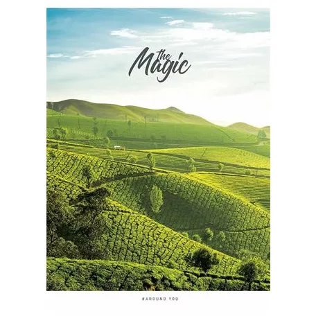 SHKOLYARYK Füzet, tűzött, A5, kockás, 48 lap, SHKOLYARYK "The Magic", vegyes