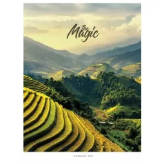  SHKOLYARYK Füzet, tűzött, A5, kockás, 48 lap, SHKOLYARYK "The Magic", vegyes