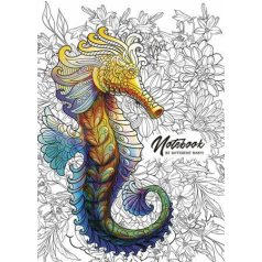   SHKOLYARYK Jegyzettömb, ragasztott, A5, vonalas, 50 lap, SHKOLYARYK "Be different", vegyes minta