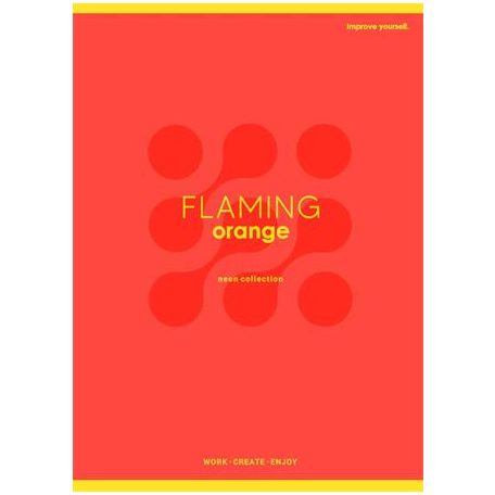 SHKOLYARYK Füzet, tűzött, A5, kockás, 60 lap, SHKOLYARYK "Neon", vegyes