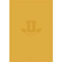   SHKOLYARYK Füzet, tűzött, A4, kockás, 60 lap, SHKOLYARYK "University International", vegyes